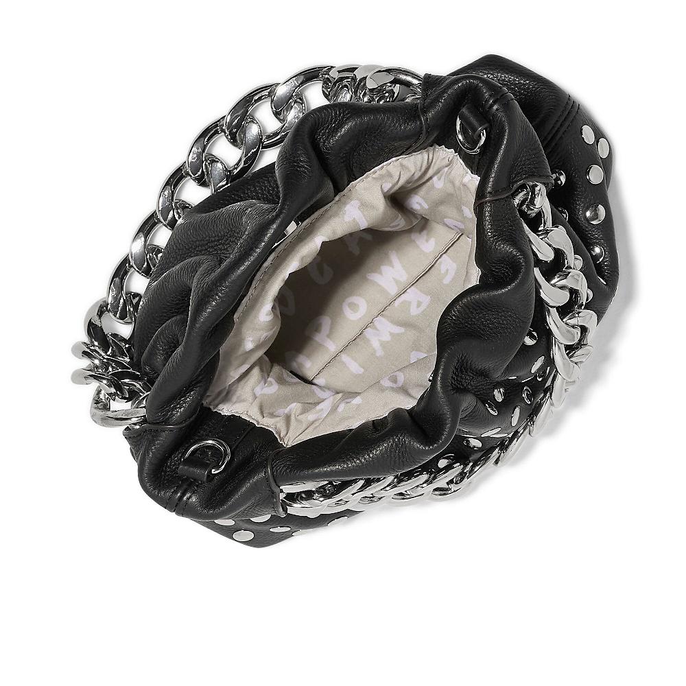 QVC Aimee Kestenberg Borsa A Tracolla Chain Handheld In Pelle