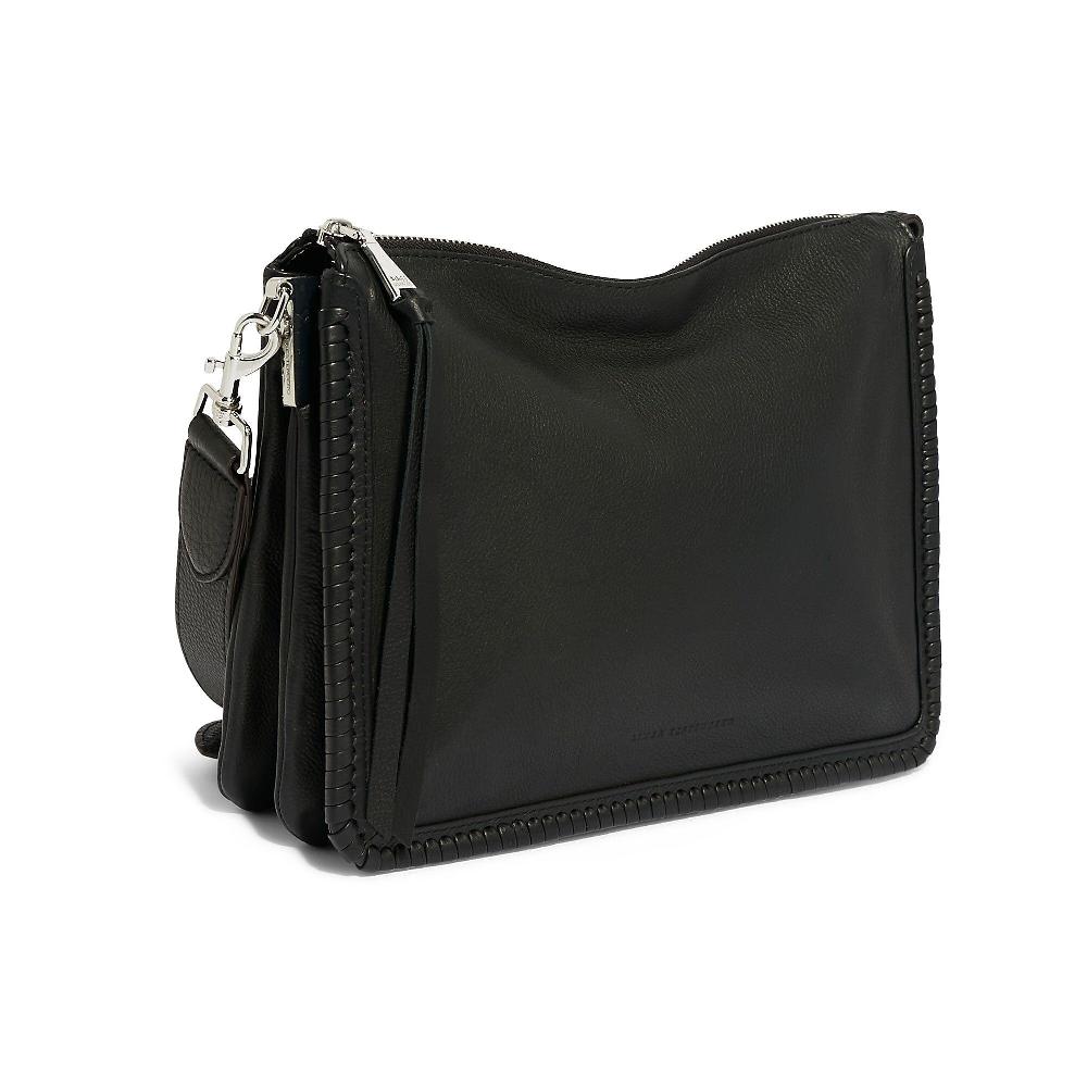 QVC Aimee Kestenberg Borsa A Tracolla In Pelle Chiusura Con Zip