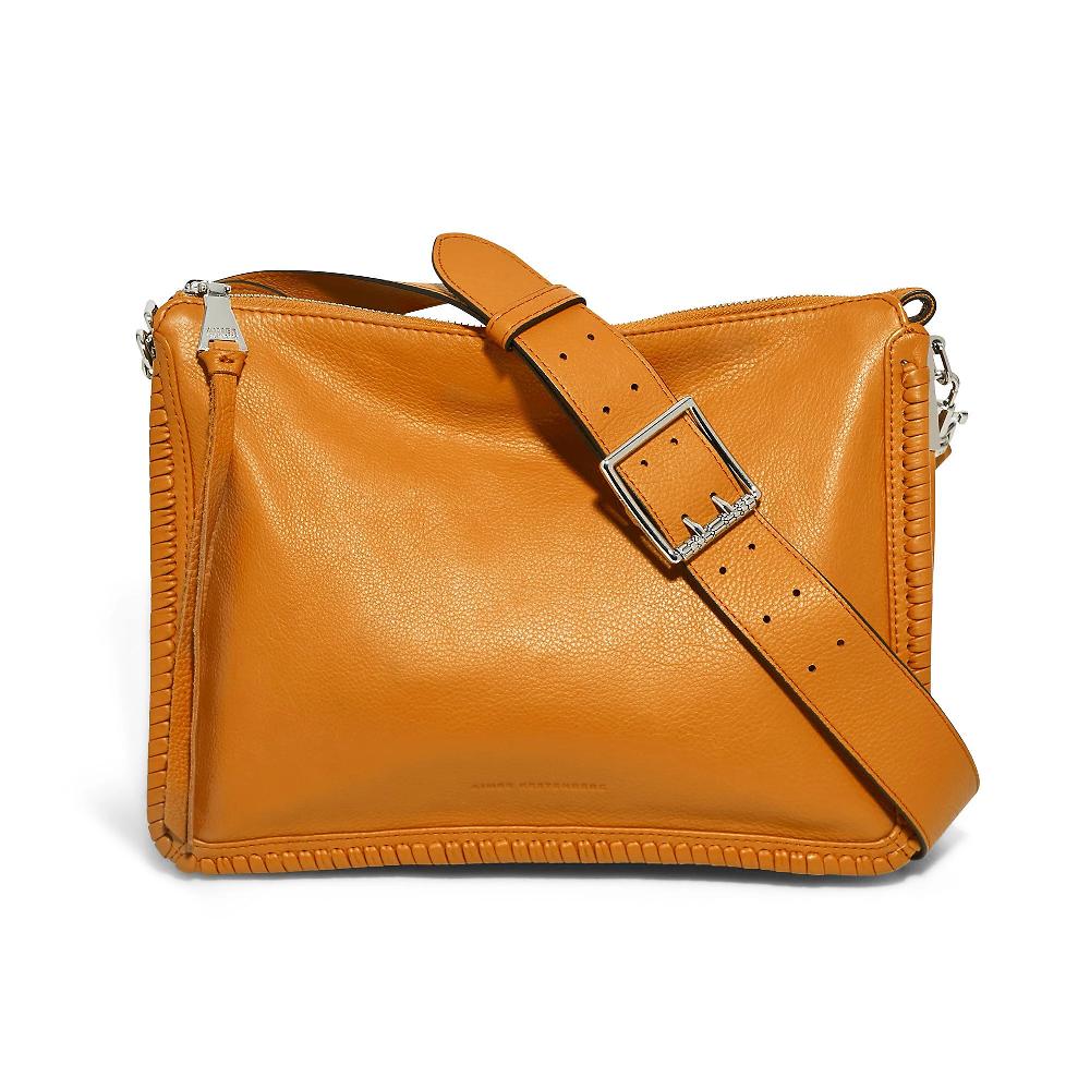 QVC Aimee Kestenberg Borsa a tracolla In pelle Chiusura con zip