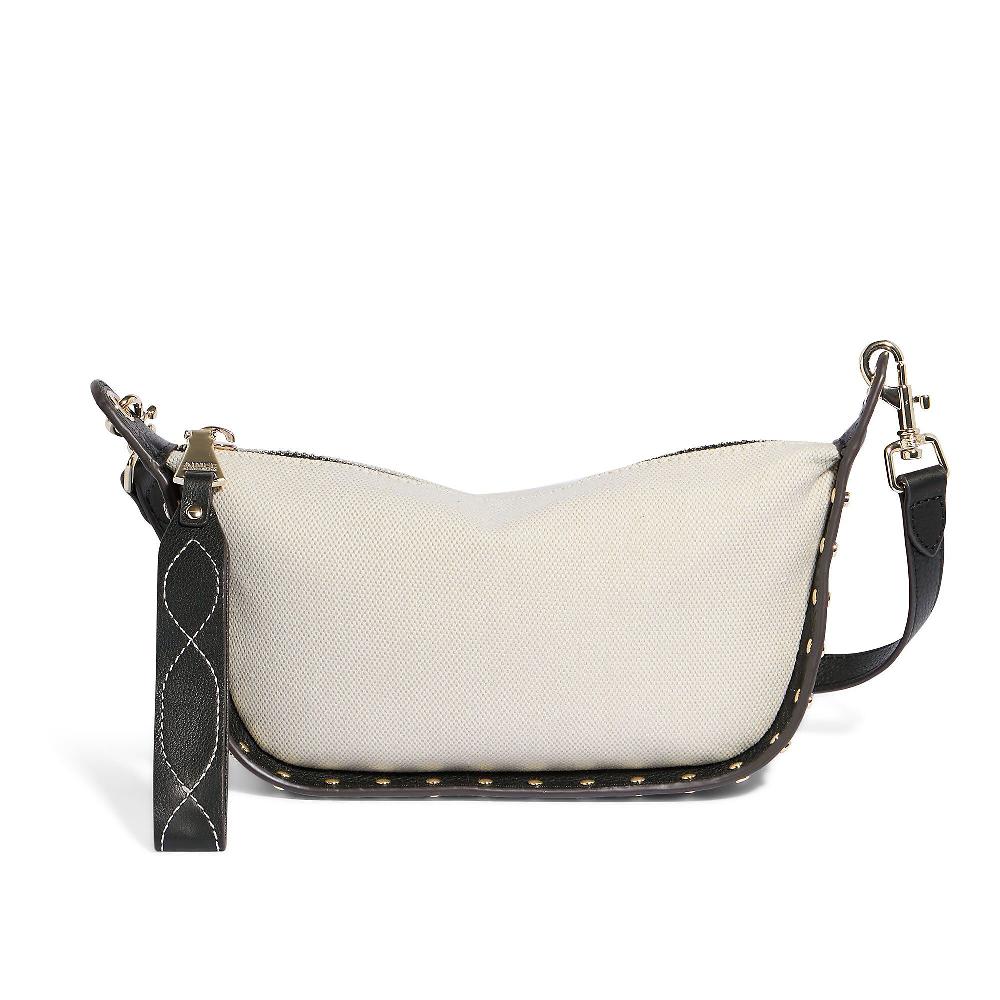 QVC Aimee Kestenberg Borsa a tracolla in pelle con borchiette