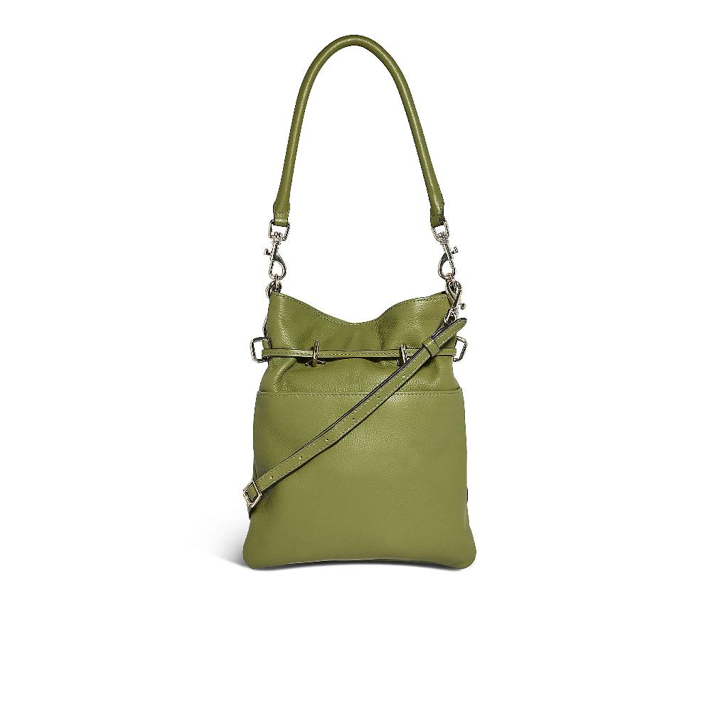 QVC Aimee Kestenberg Borsa A Tracolla In Pelle Con Laccio E Nappine