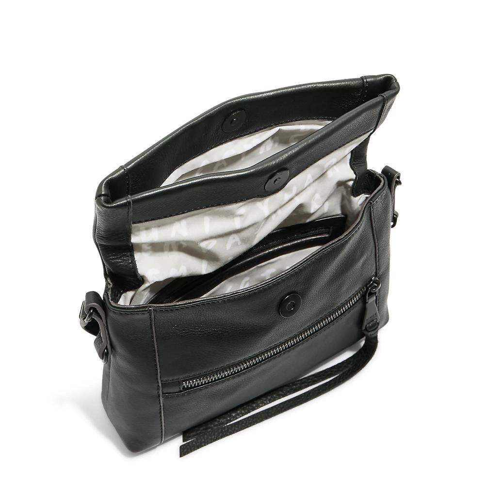 QVC Aimee Kestenberg Borsa A Tracolla The Crosstown In Pelle Con Patta