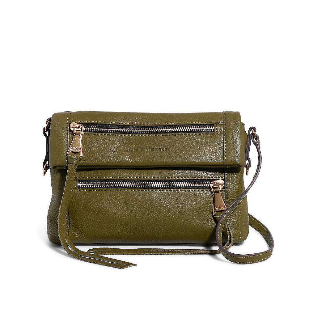 QVC Aimee Kestenberg Borsa a tracolla The Crosstown in pelle con patta