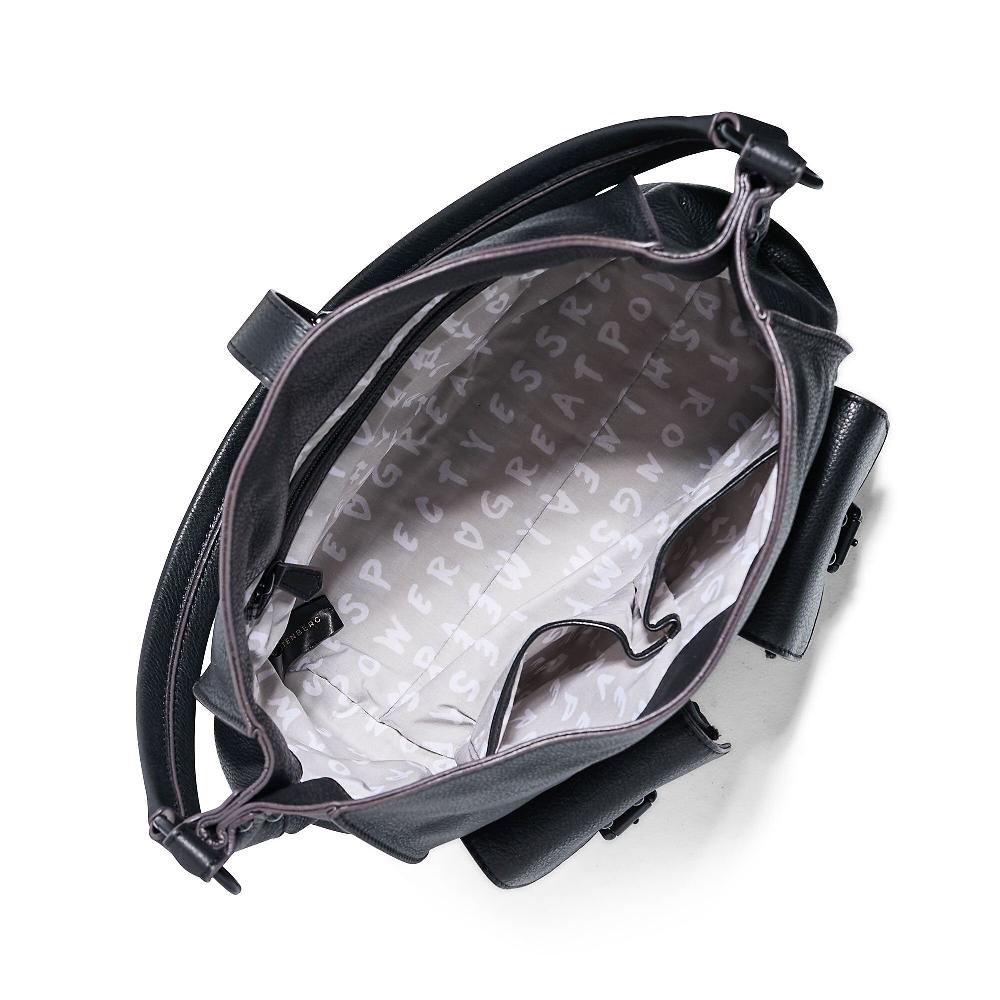 QVC Aimee Kestenberg Borsa In Pelle Multitasche Dettagli Fibbie Chiusura Magnetica