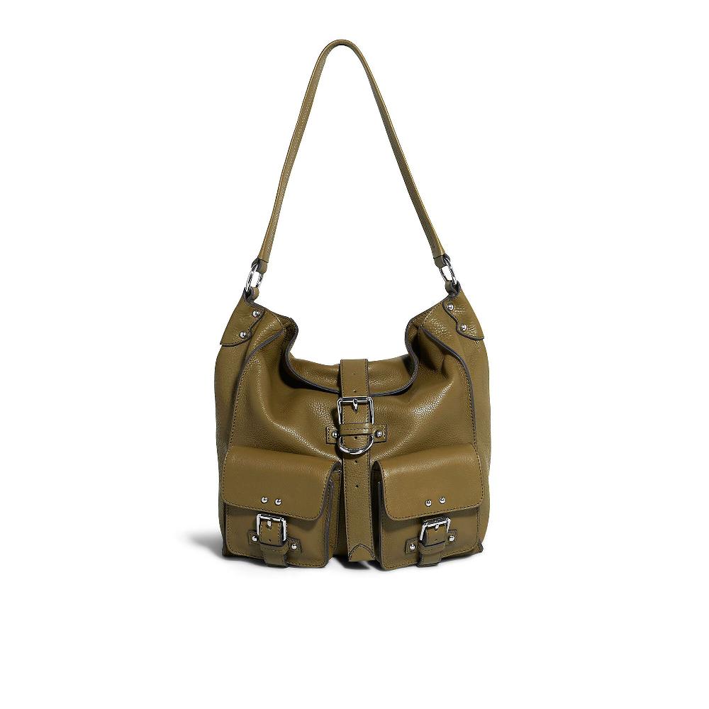 QVC Aimee Kestenberg Borsa in pelle Multitasche Dettagli fibbie Chiusura magnetica