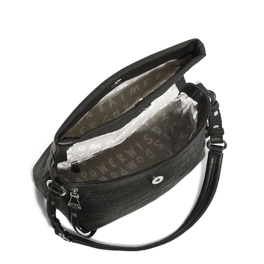 QVC Aimee Kestenberg Borsa Sidney In Pelle Con Manico E Tracolla Removibili