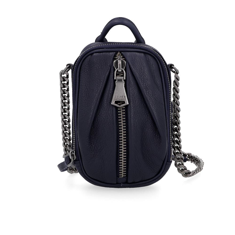 QVC Aimee Kestenberg Portacellulare in pelle con tracolla