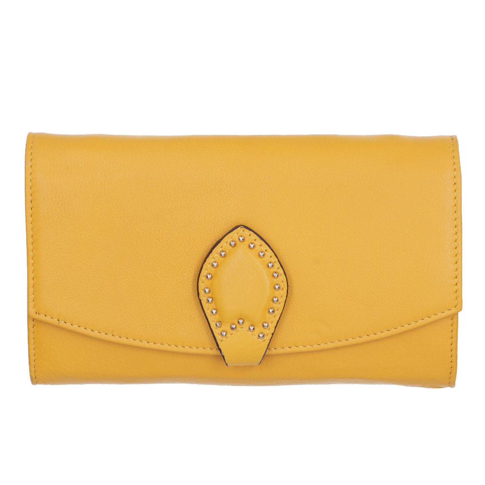 QVC Aimee Kestenberg Portafoglio in pelle con tracolla removibile