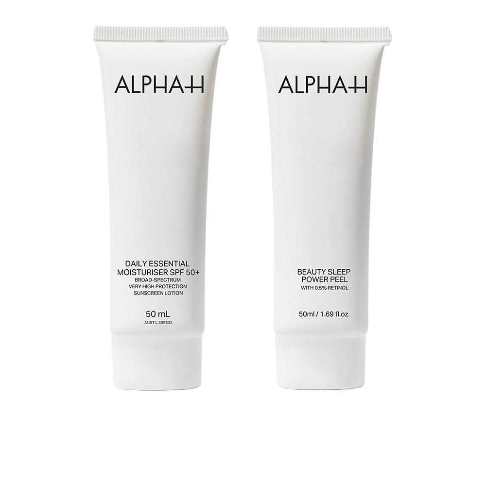 QVC Alpha H Idratante Daily Essential + maschera notte Power Peel