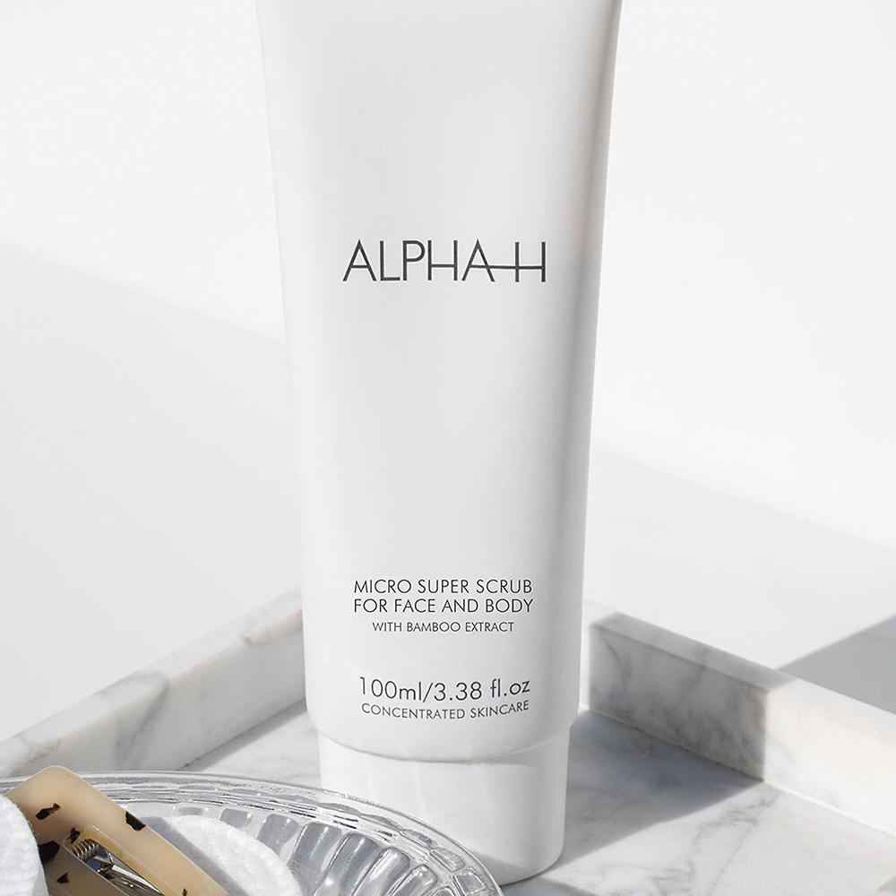 QVC Alpha - H Micro Super Scrub Trattamento Cosmetico Esfoliante (2pz)