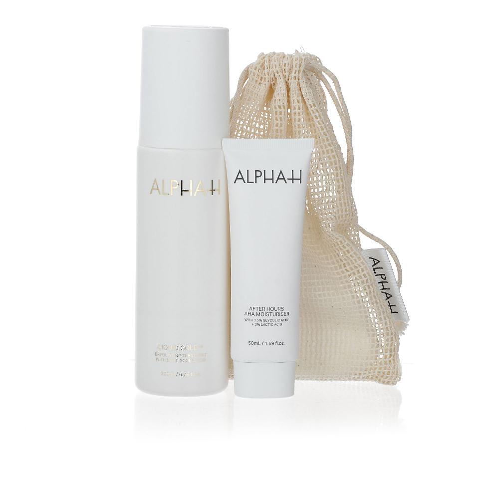 QVC Alpha H Trattamento Liquid Gold Crema Afterhours E 7 Pads In Cotone