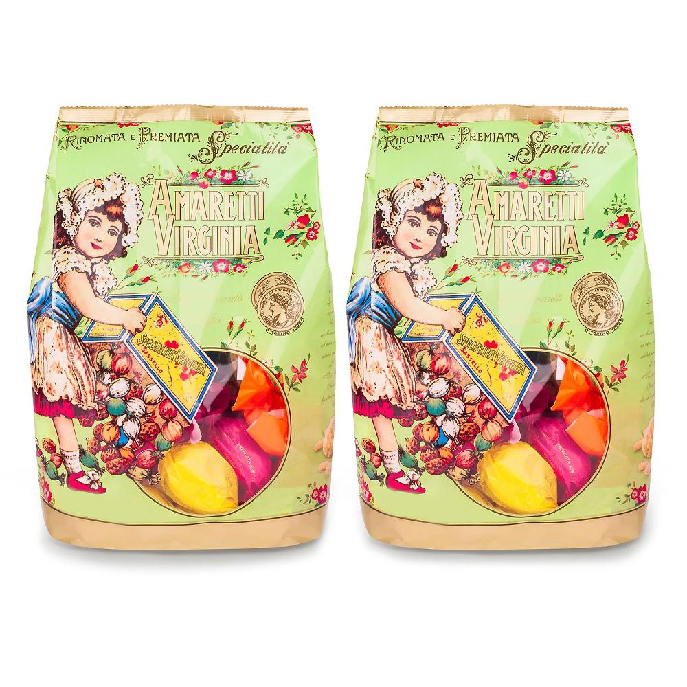 QVC Amaretti Virginia 2 Sacchetti di amaretti classici con incarto singolo