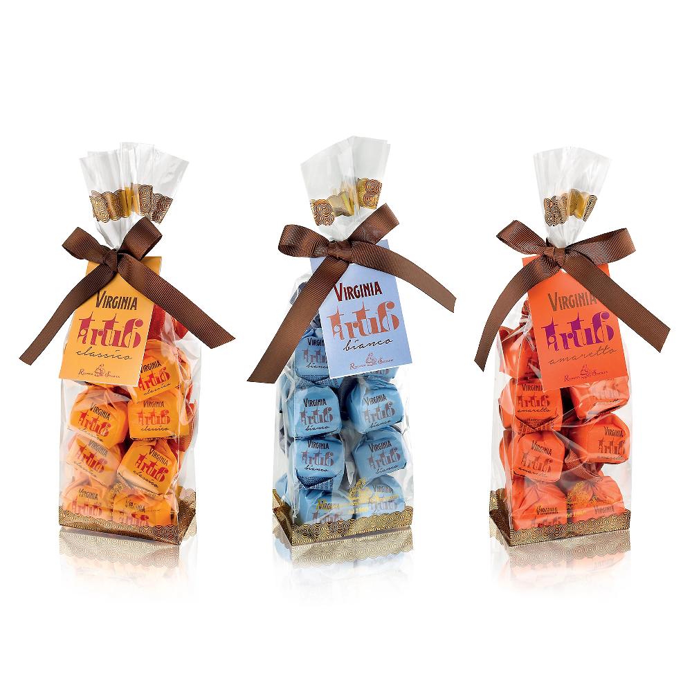 QVC Amaretti Virginia Kit 3 sacchetti di tartufi assortiti
