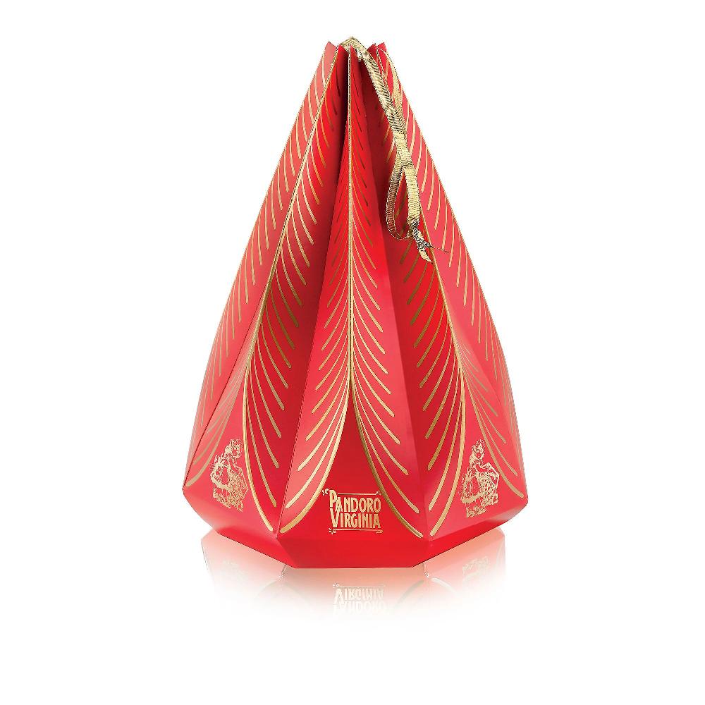 QVC Amaretti Virginia Pandoro classico in confezione rossa