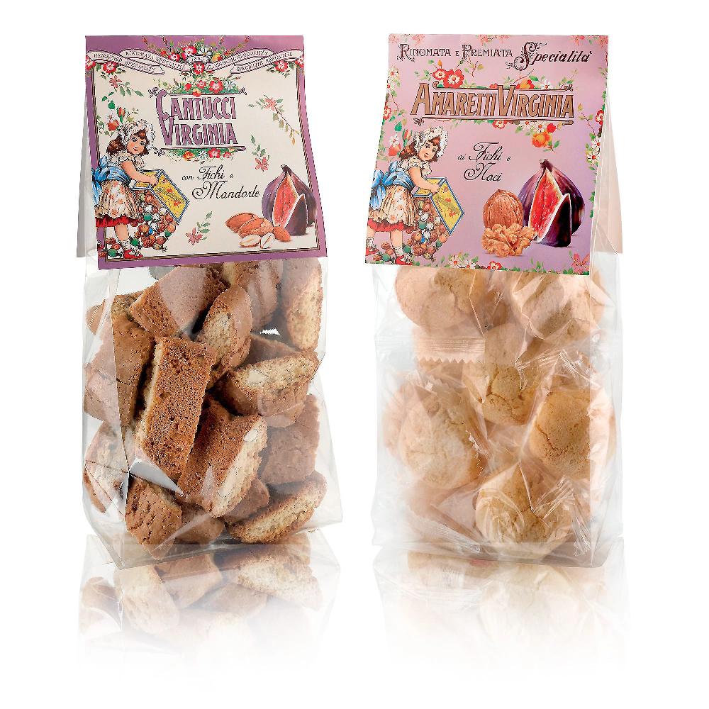 QVC Amaretti Virginia Set con i Fichi: amaretti e cantuccini