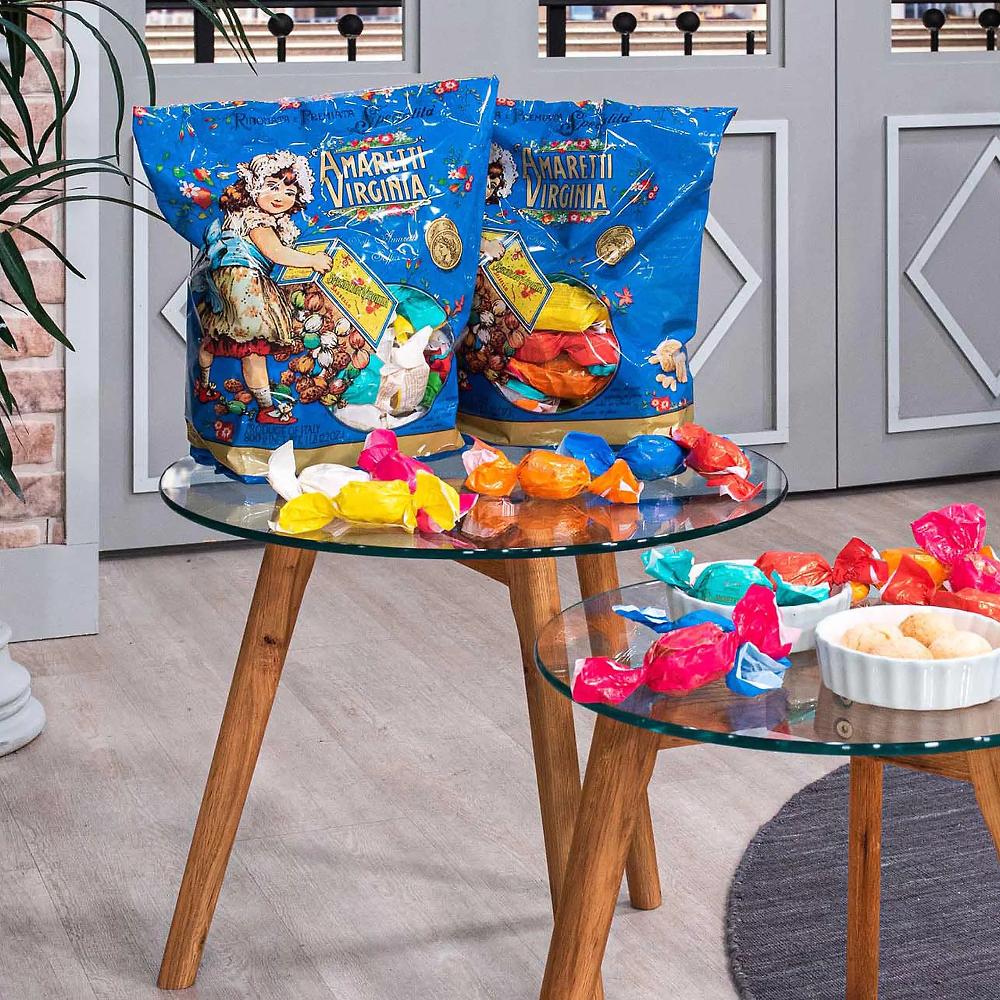 QVC Amaretti Virginia Set Scorta Amaretti Soffici 2 Confezioni