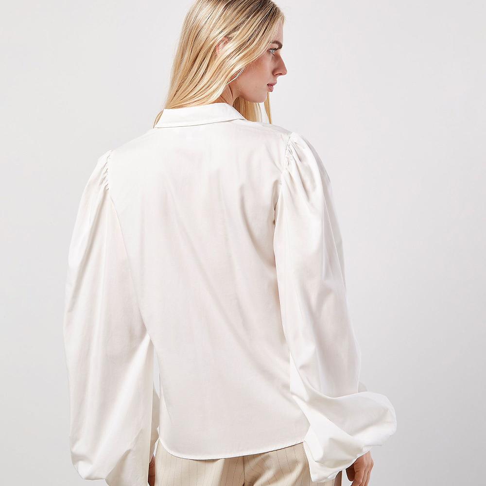 QVC APRICOT Camicia In Modal E Cotone A Maniche Lunghe Balloon