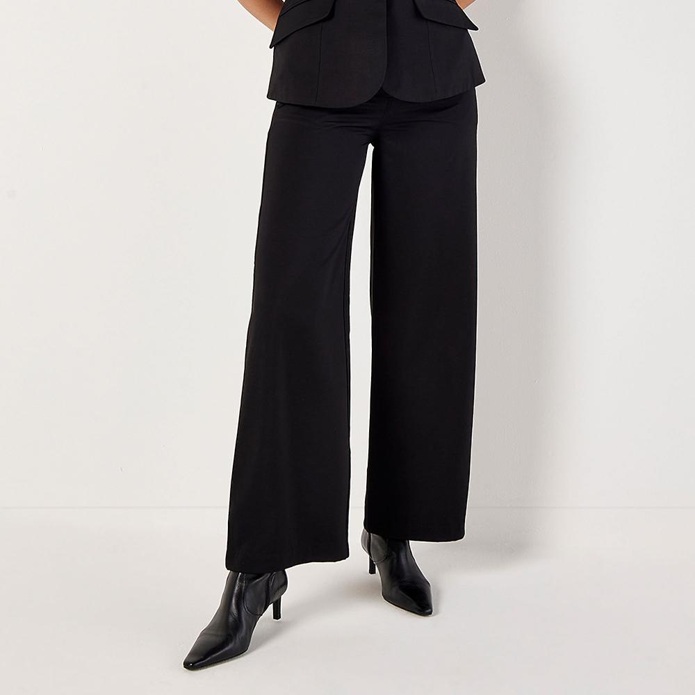 QVC APRICOT Pantaloni a gamba dritta con elastico dietro
