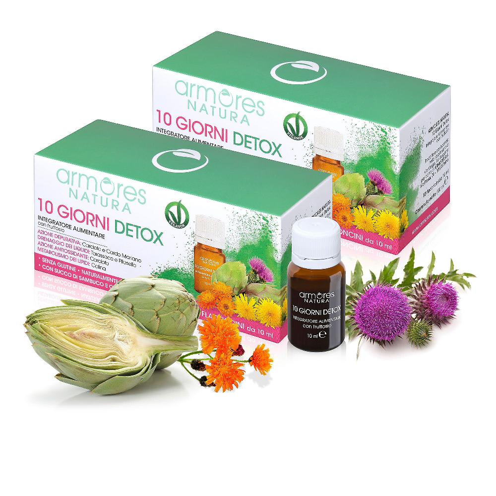 QVC Armores Natura 10 Giorni Detox Integratore alimentare (2pz)