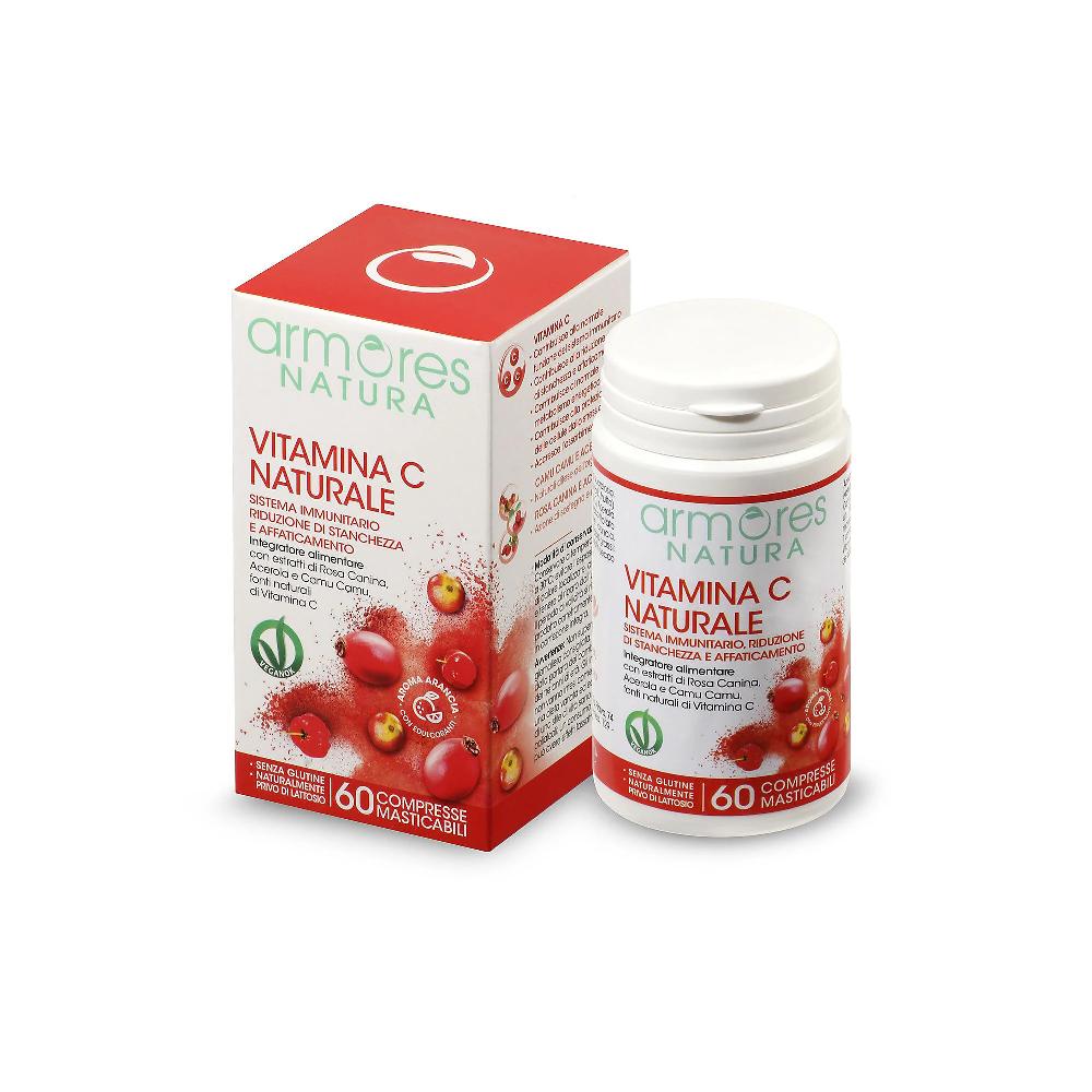 QVC Armores Natura Integratore Vitamin C in compresse masticabili (60pz)
