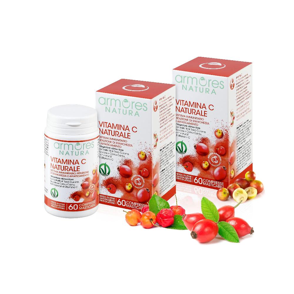 QVC Armores Natura Integratore Vitamina C In Compresse Masticabili (2pz)