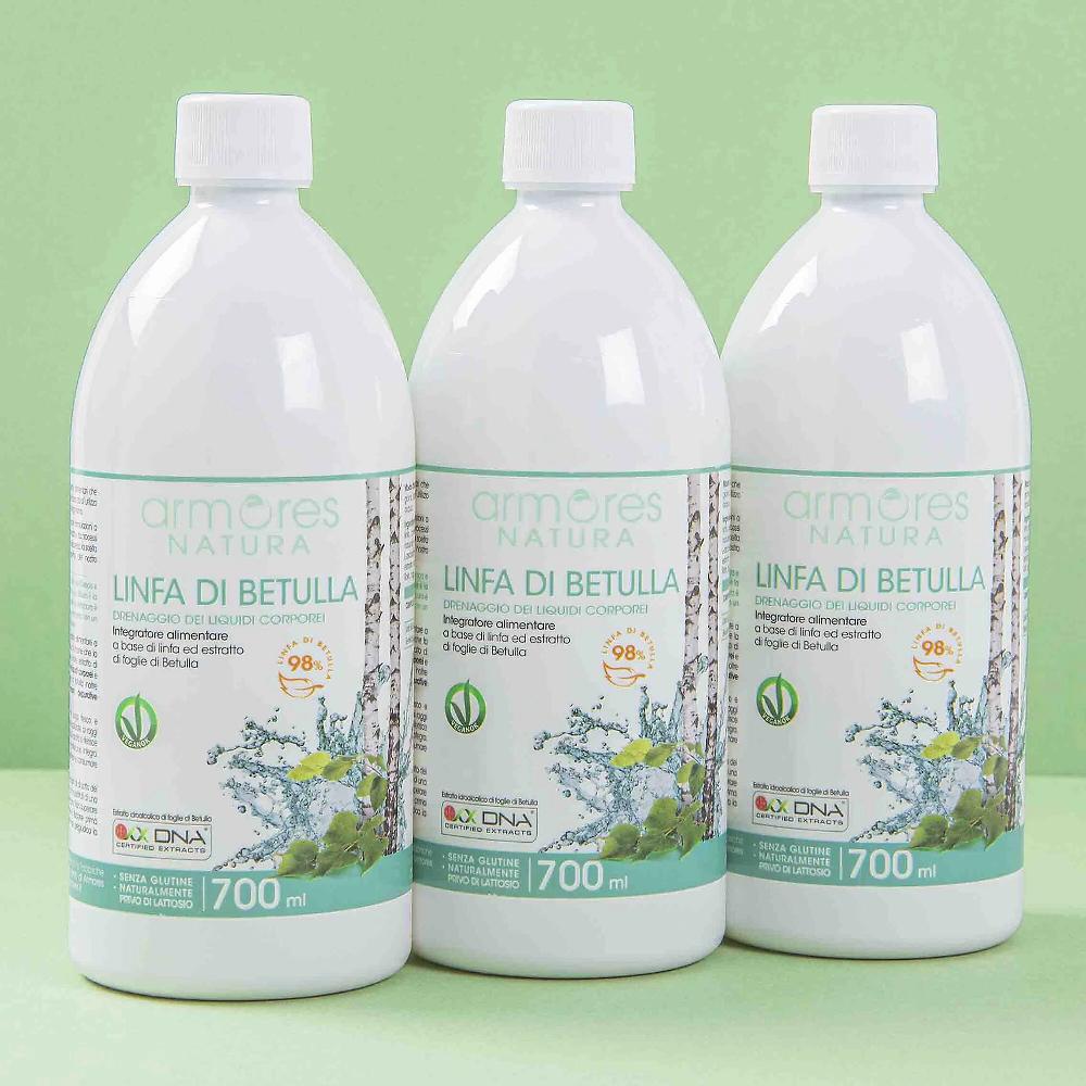 QVC Armores Natura Linfa di Betulla 3 integratori alimentari