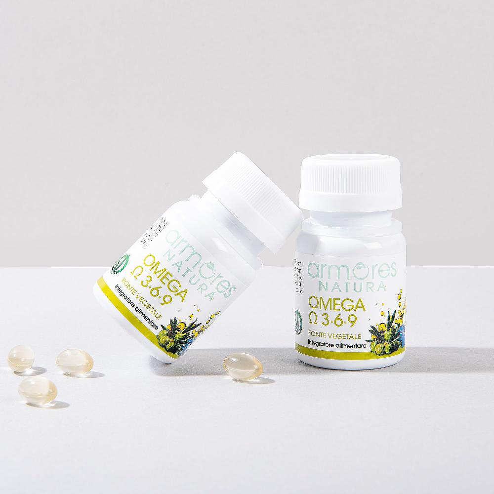 QVC Armores NATURA Omega 3-6-9 Integratore Alimentare (60 Caps)