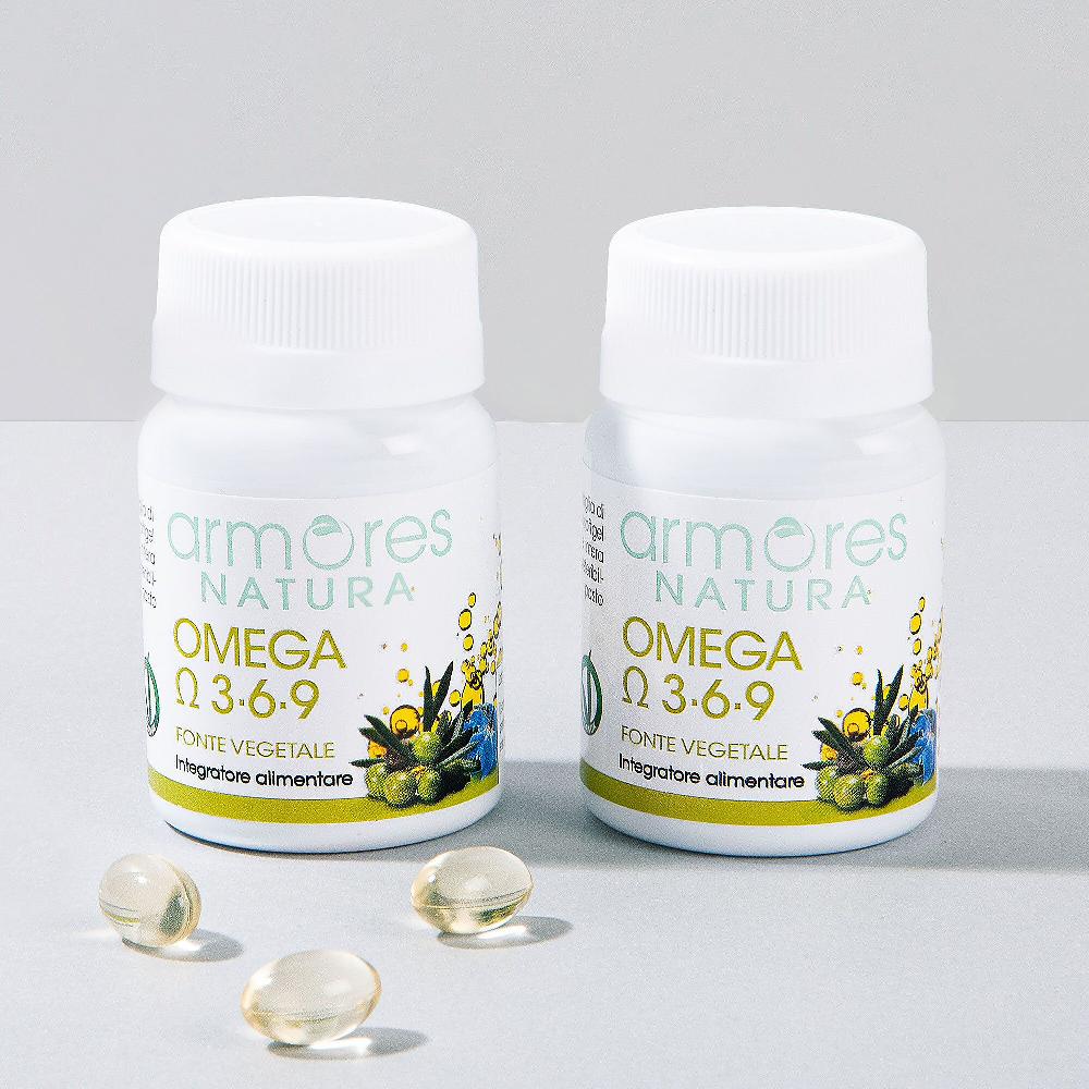 QVC Armores NATURA Omega 3-6-9 Integratore alimentare (60 caps)