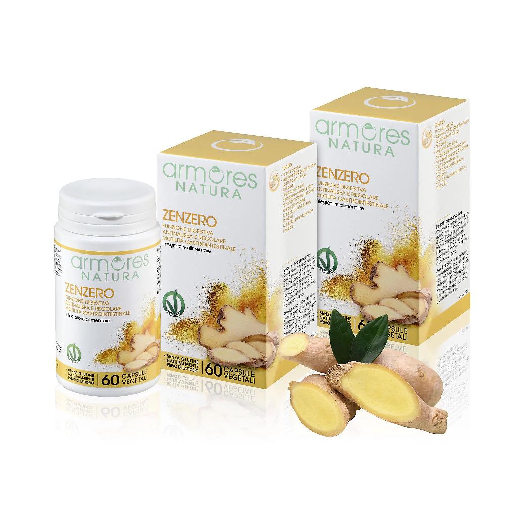 QVC Armores Natura Zenzero Integratore alimentare (2x60 cps)