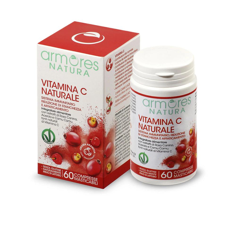 QVC Armores Vitamina C Naturale Integrat. Alimentare (4 X 60 Compresse)
