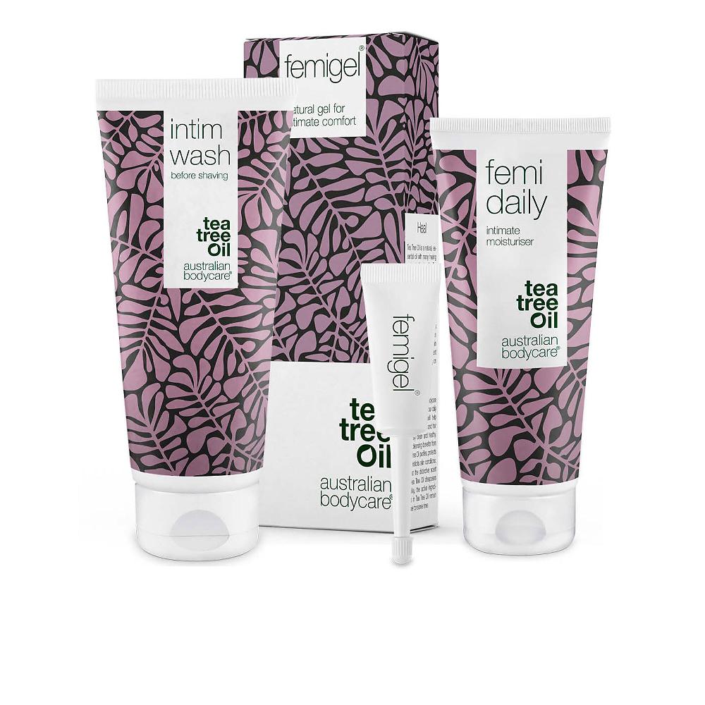 QVC Australian Bodycare Kit 3 prodotti di igiene intima:sapone crema e gel monodose