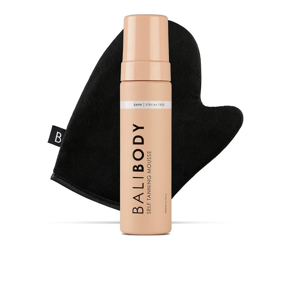 QVC Bali Body Mousse self tanning texture leggera + guanto vellutato