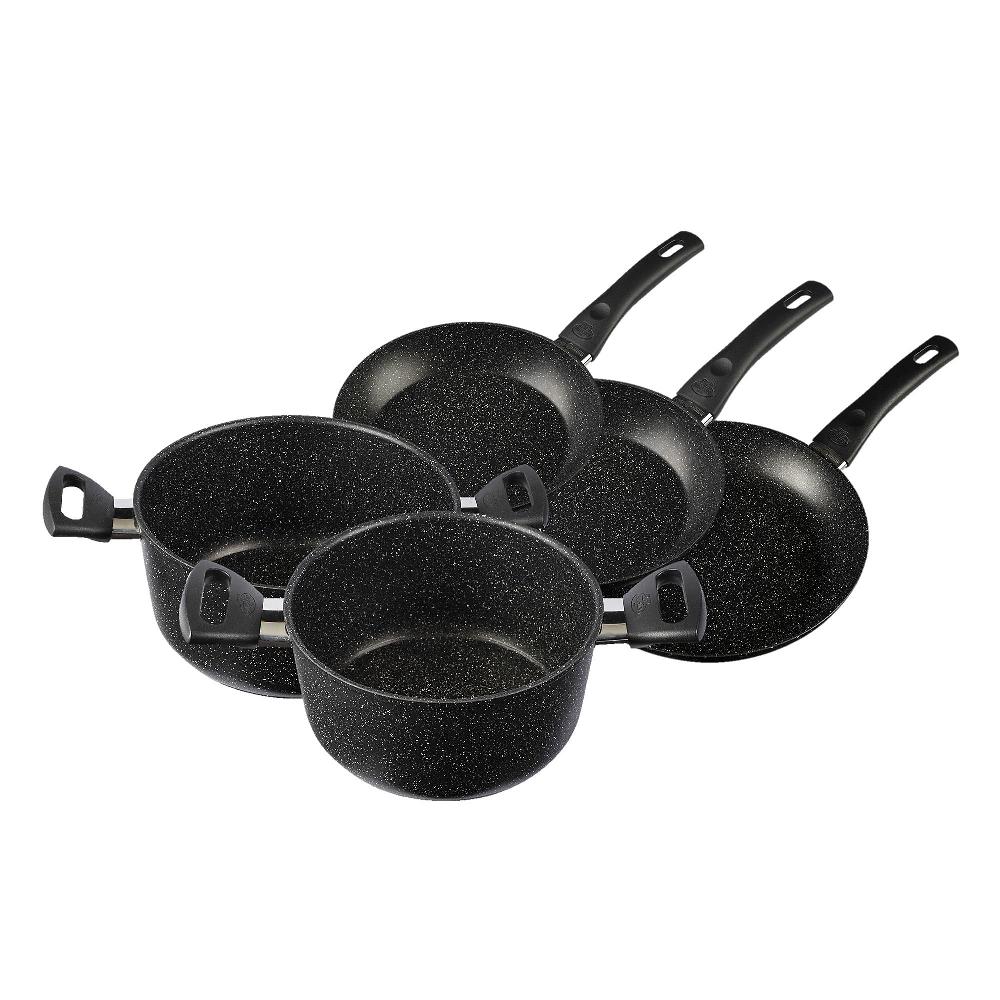 QVC Ballarini Batteria di pentole Vipiteno: 3 padelle 2 casseruole