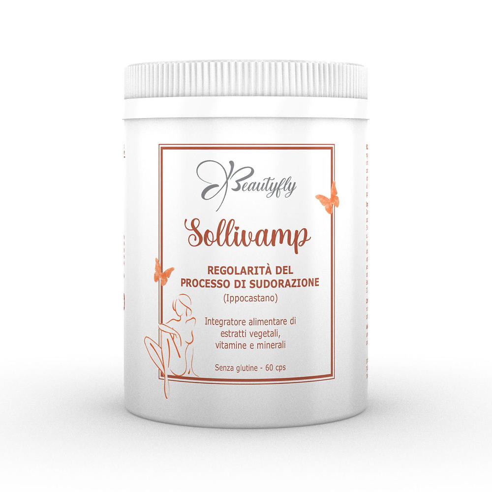 QVC Beautyfly Sollivamp integratore regolarità processo di sudorazione 60 cps