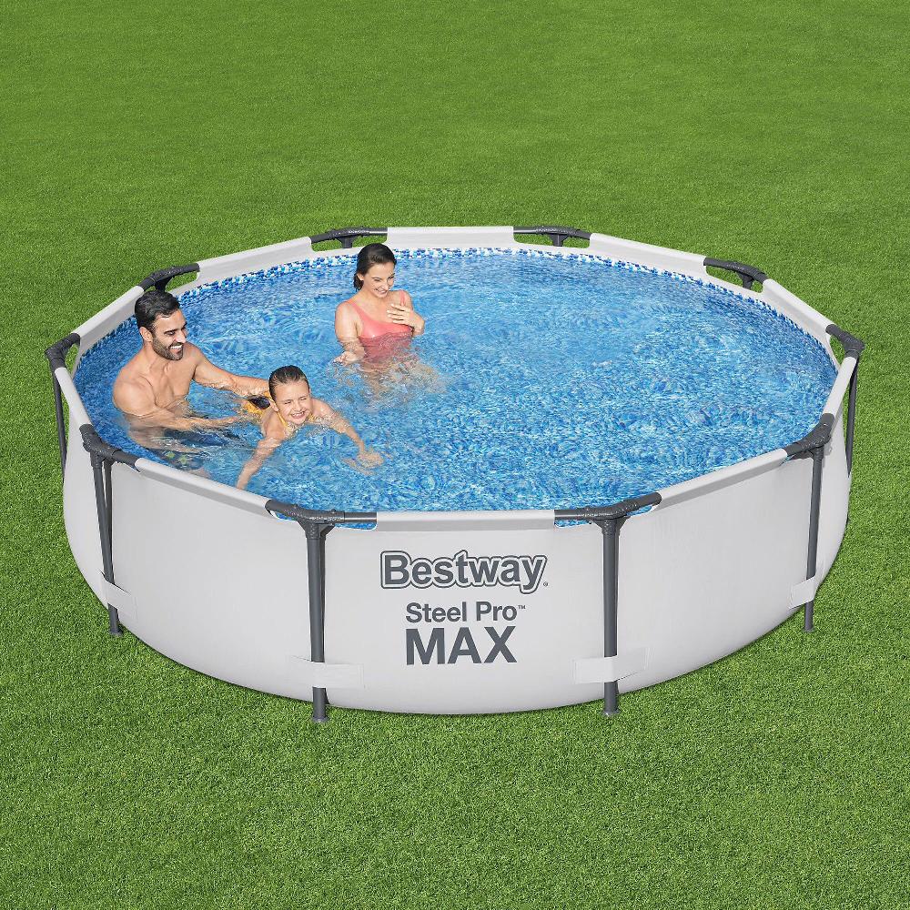 QVC Bestway Steel Pro MAX™ Piscina fuori terra rotonda (305x76 cm)