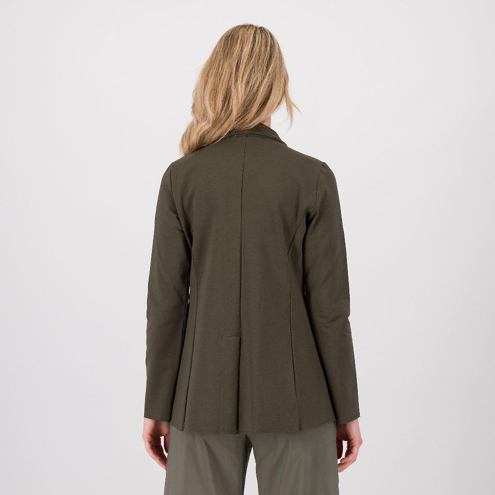 QVC Bianca Della Torre Blazer In Felpa Con Maniche Lunghe