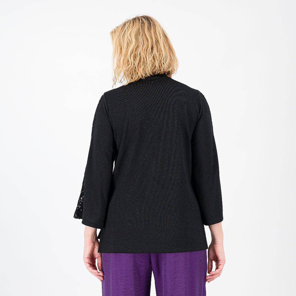 QVC Bianca Della Torre Maglia A Lupetto Con Paillette