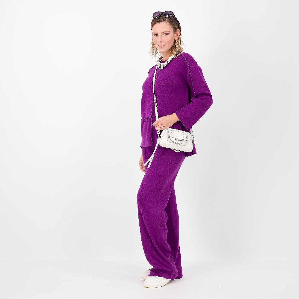 QVC Bianca Della Torre Maglia Boxy Con Cuciture In Rilievo