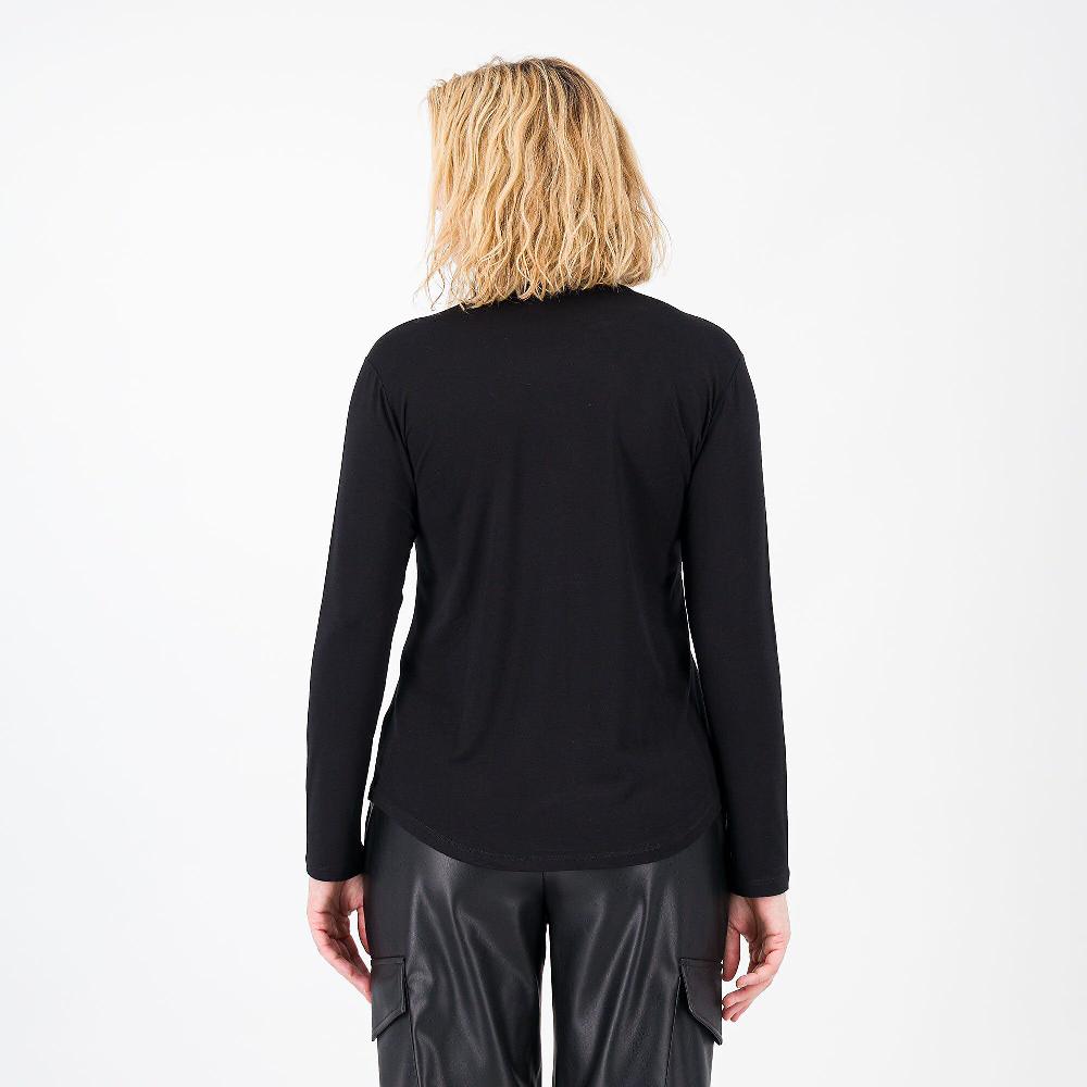 QVC Bianca Della Torre Maglia Dolcevita In Viscosa Mano Calda