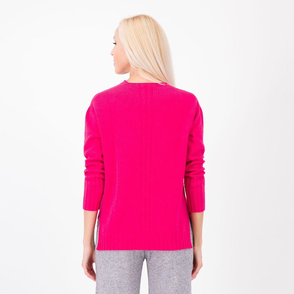 QVC Bianca Della Torre Maglia Scollo A V In Viscosa Tinto Capo Made In Italy