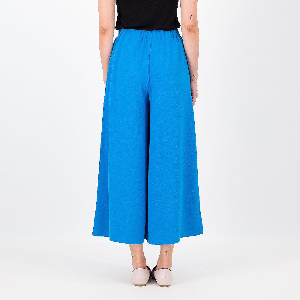 QVC Bianca Della Torre Pantagonna In Tessuto Crépe Con Elastico