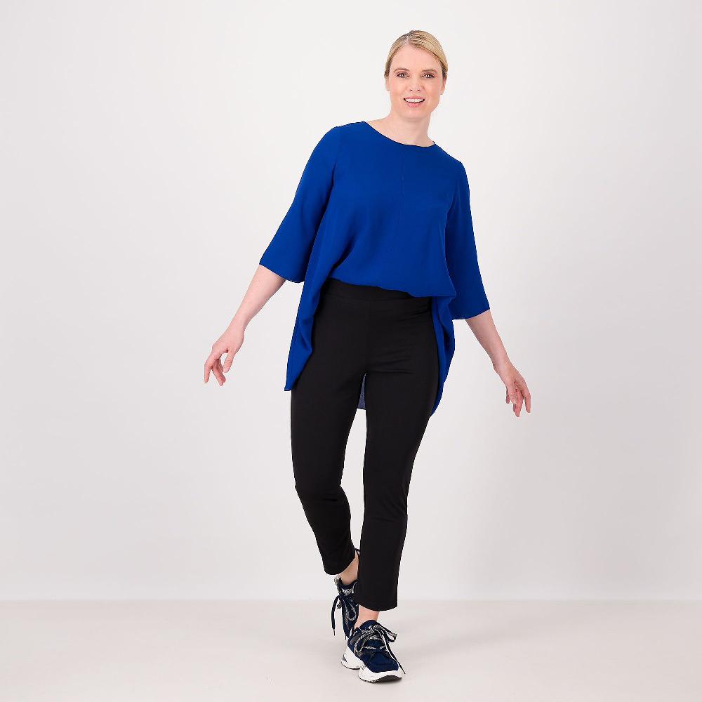 QVC Bianca Della Torre Pantaloni A Sigaretta In Jersey Styretch Vita Elasticata Made In Italy
