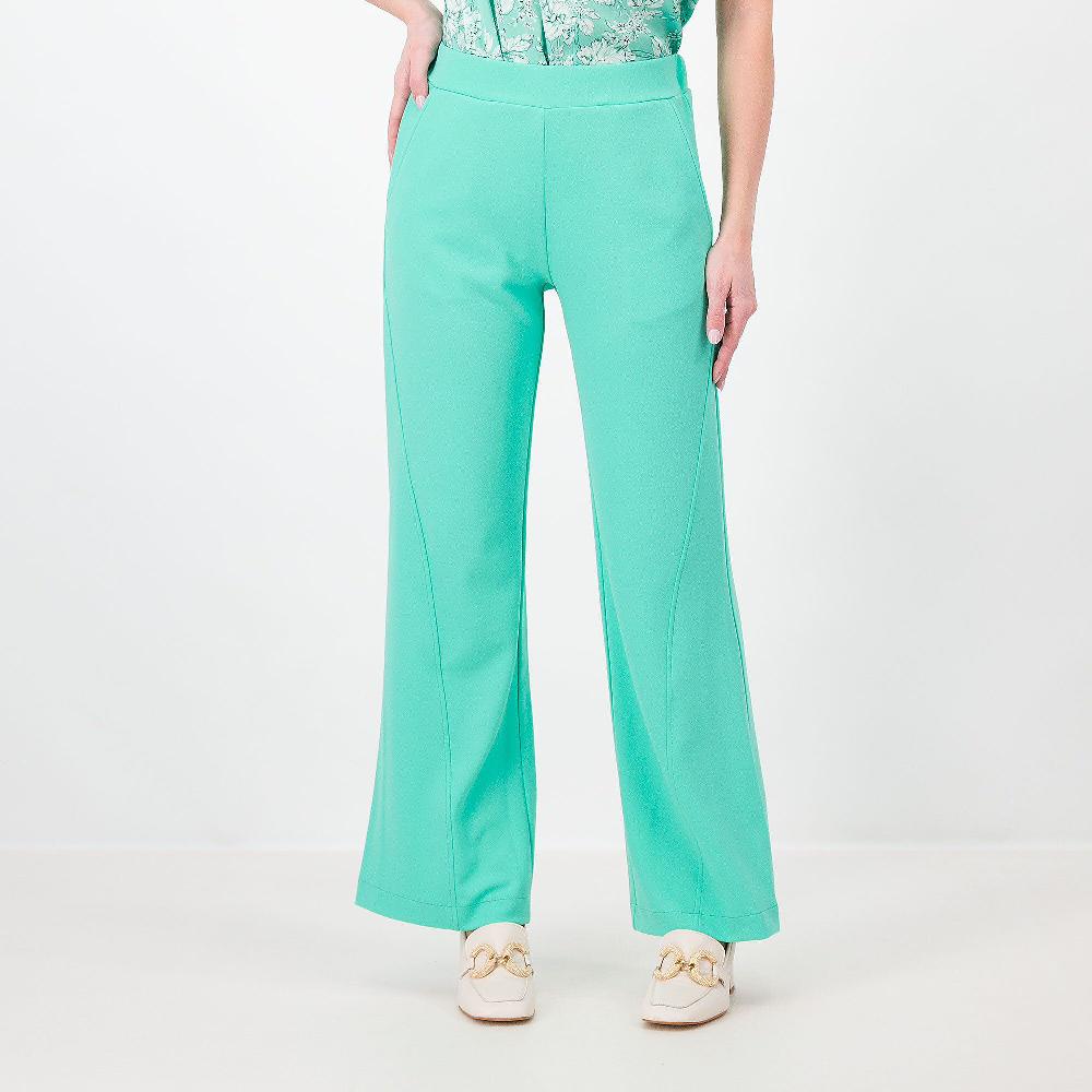 QVC Bianca Della Torre Pantaloni a zampa in bi-stretch