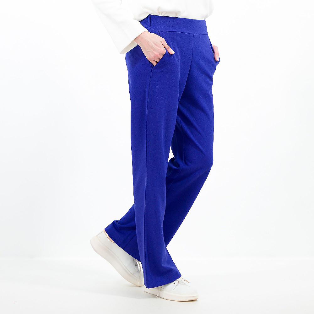 QVC Bianca Della Torre Pantaloni a zampa in scuba crépe