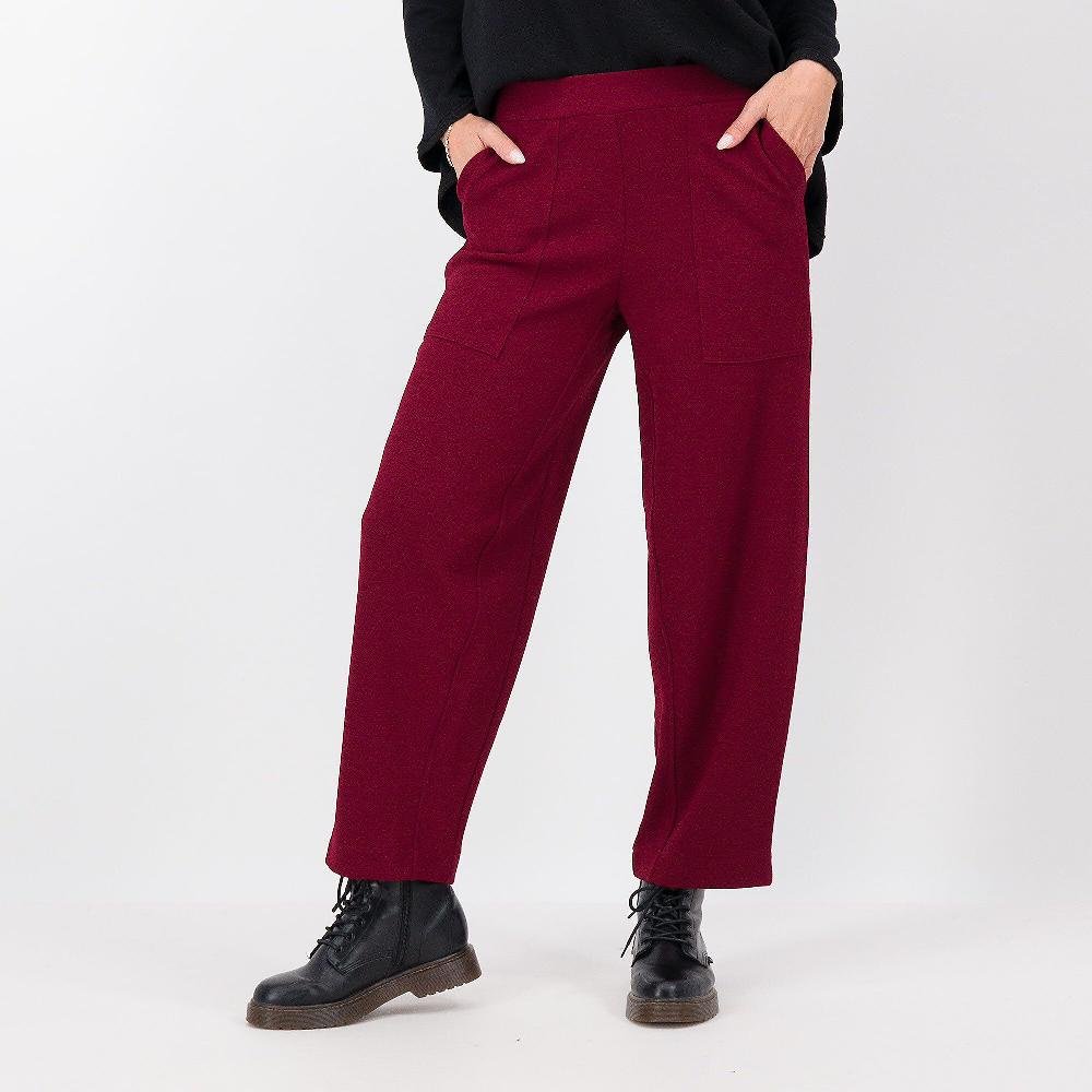 QVC Bianca Della Torre Pantaloni baloon in tecnico mosso con tasche