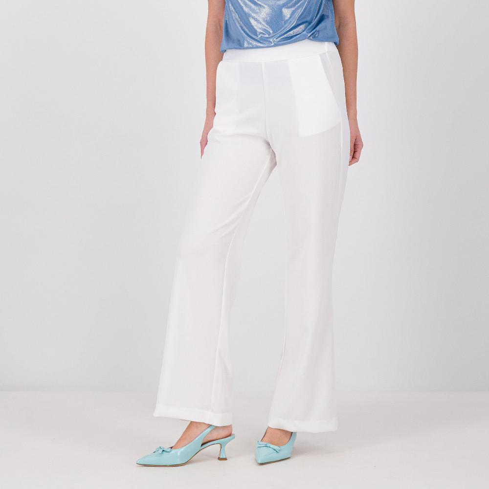 QVC Bianca Della Torre Pantaloni bootcut in jersey crêpe tecnico