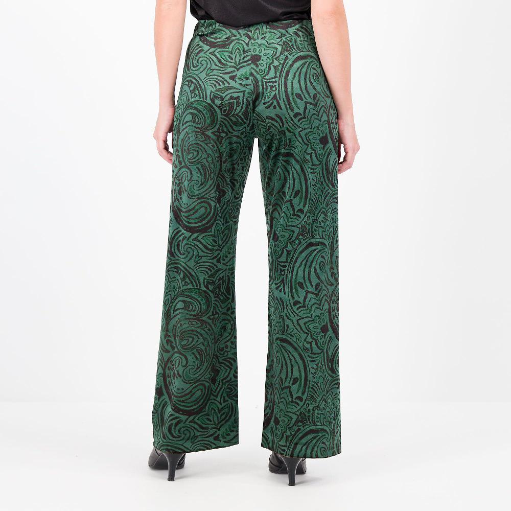 QVC Bianca Della Torre Pantaloni In Velluto Fantasia