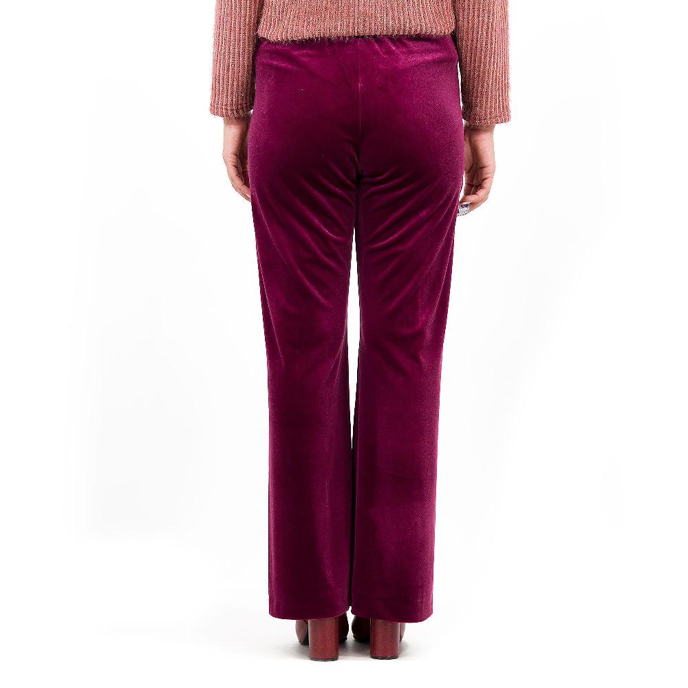 QVC Bianca Della Torre Pantapalazzo In Velluto Stretch