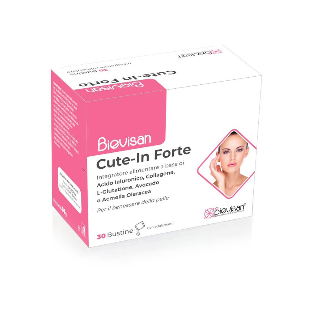 QVC Bievisan Cute-In Forte Integratore con Acido Ialuronico-30 bustine