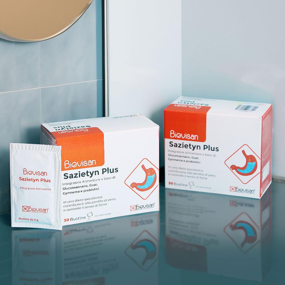 QVC Bievisan Sazietyn Plus Integratore alimentare 60 bustine